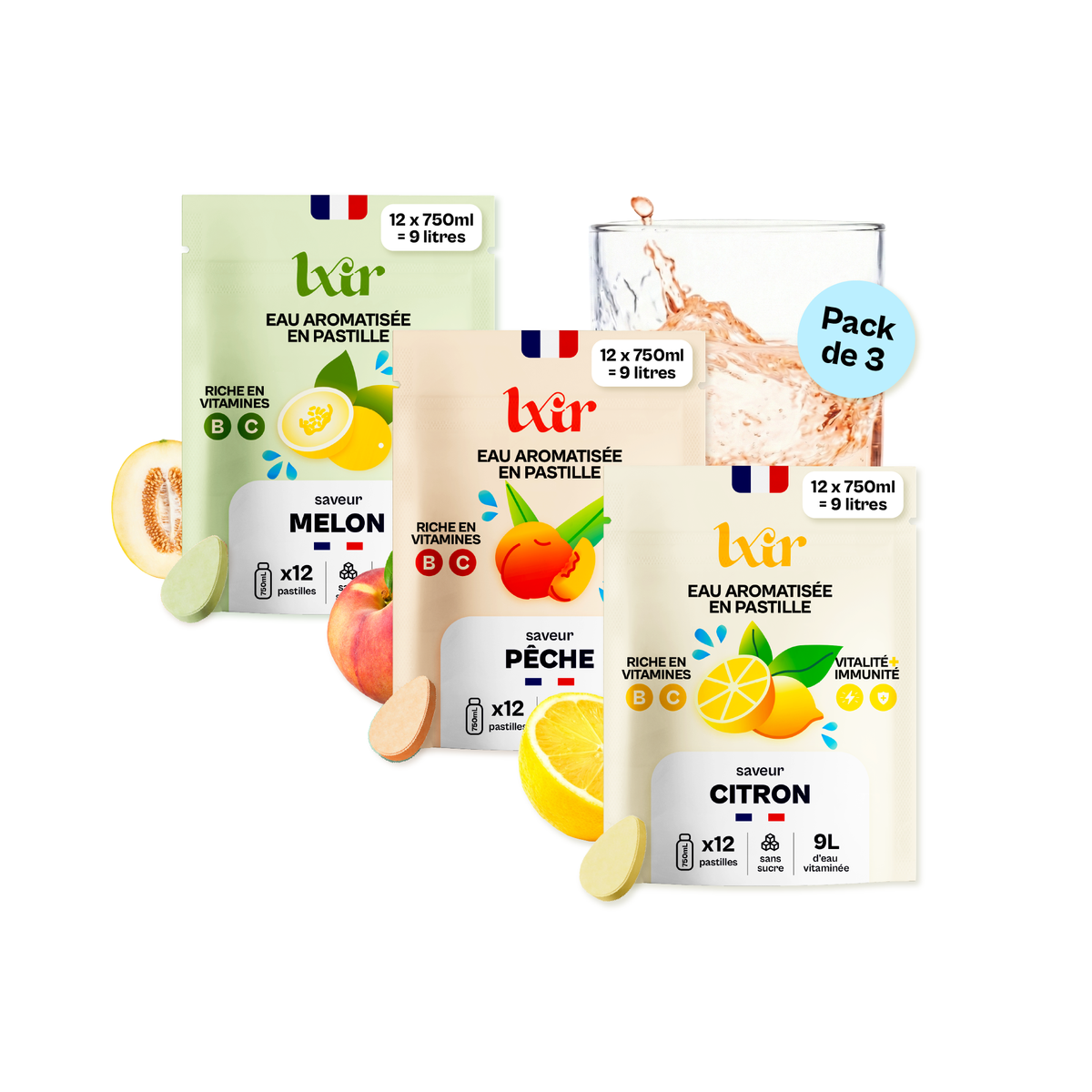 Coffret - Citron Pêche Melon