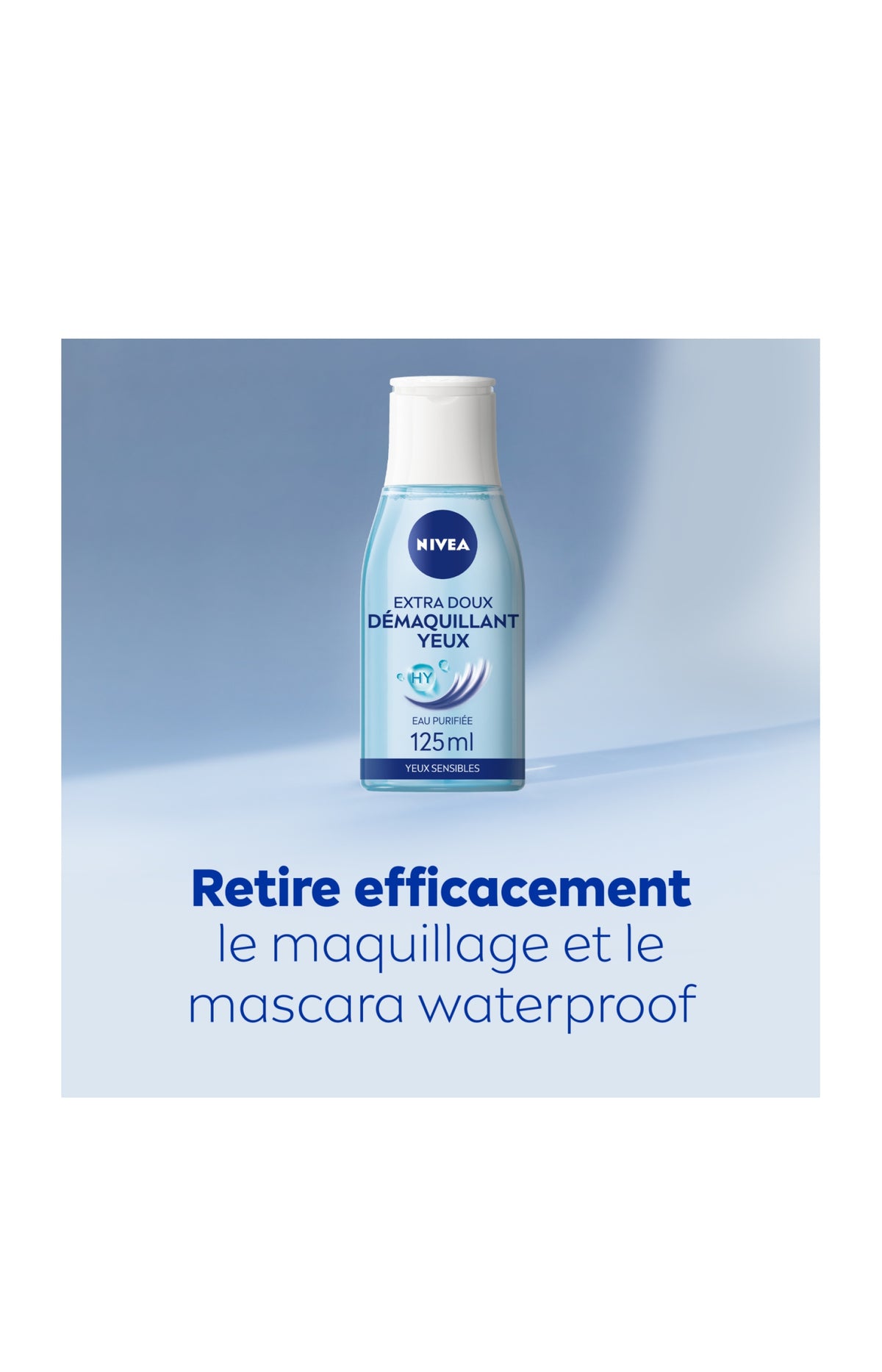 Démaquillant doux - Acide hyaluronique - Yeux - 125 ml