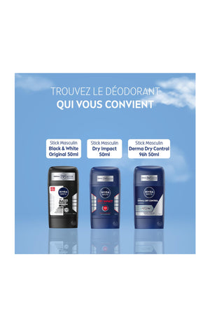 Déodorant bille anti-transpirant - Dry Control 96H - Nivea Men