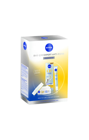 Coffret duo Q10 Anti-Rides Expert - Combleur instantané + soin de jour anti-rides et fermeté SPF 30