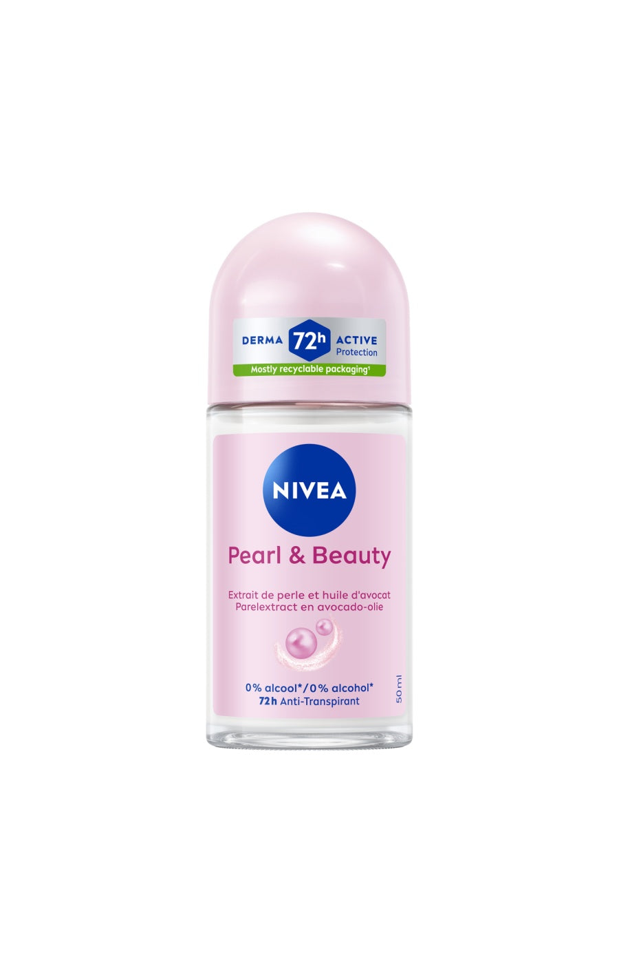 Déodorant bille - Pearl & Beauty 72H - 2 x 50 ml