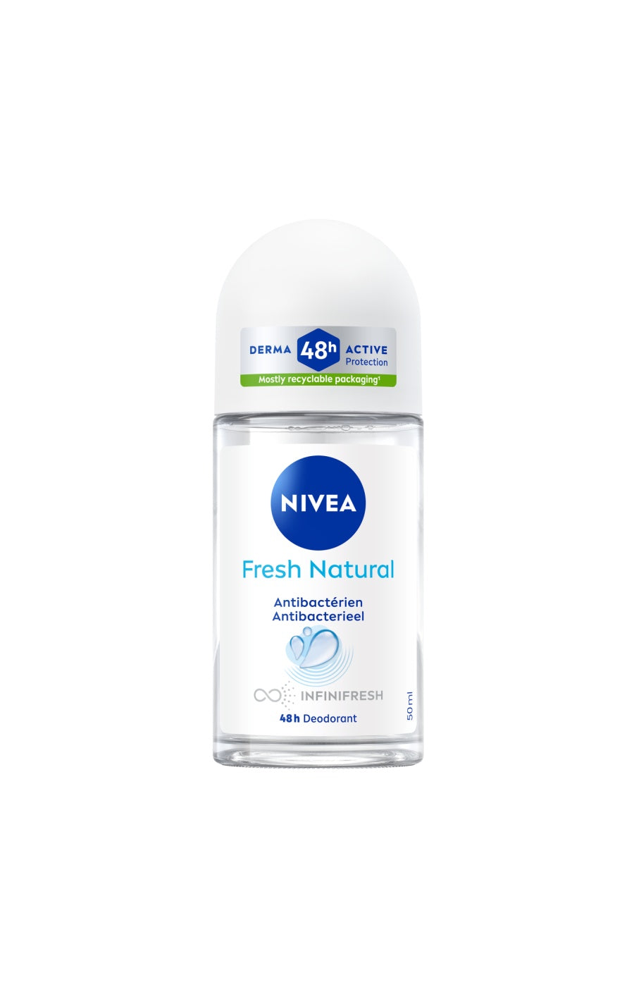 2 déodorants bille - Fresh Natural 48 h - 50 ml
