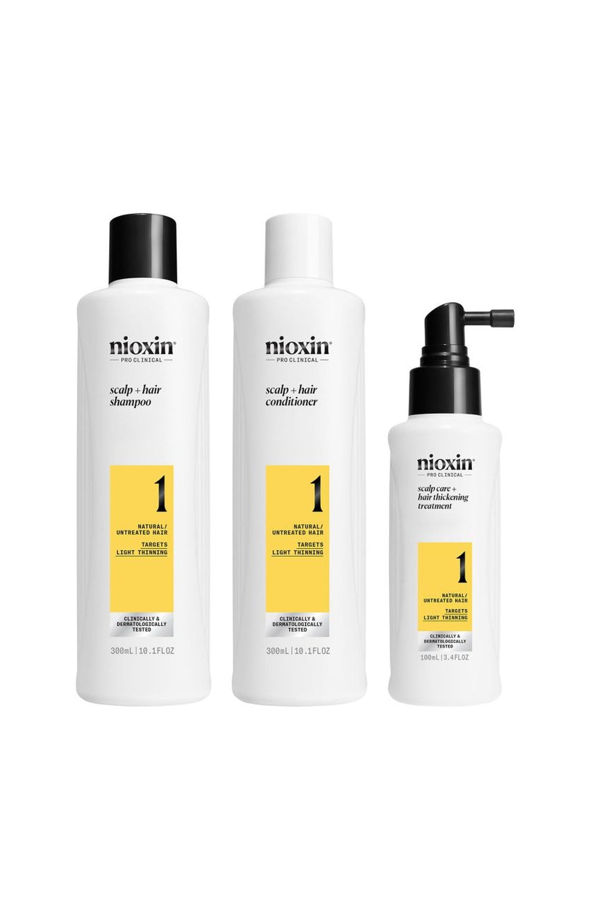Routine anti-chute & traitement du cuir chevelu Nioxin - Format 300 ml