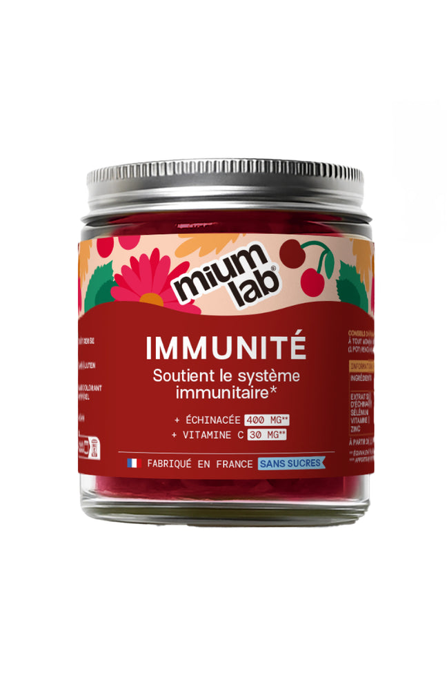 Gummies immunité - Cerise - Sans sucres - 21 jours