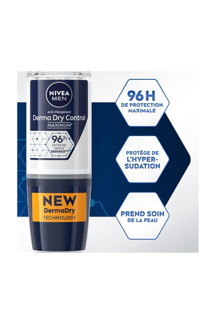 Déodorant bille 96h - Derma Control - Homme - 50 ml