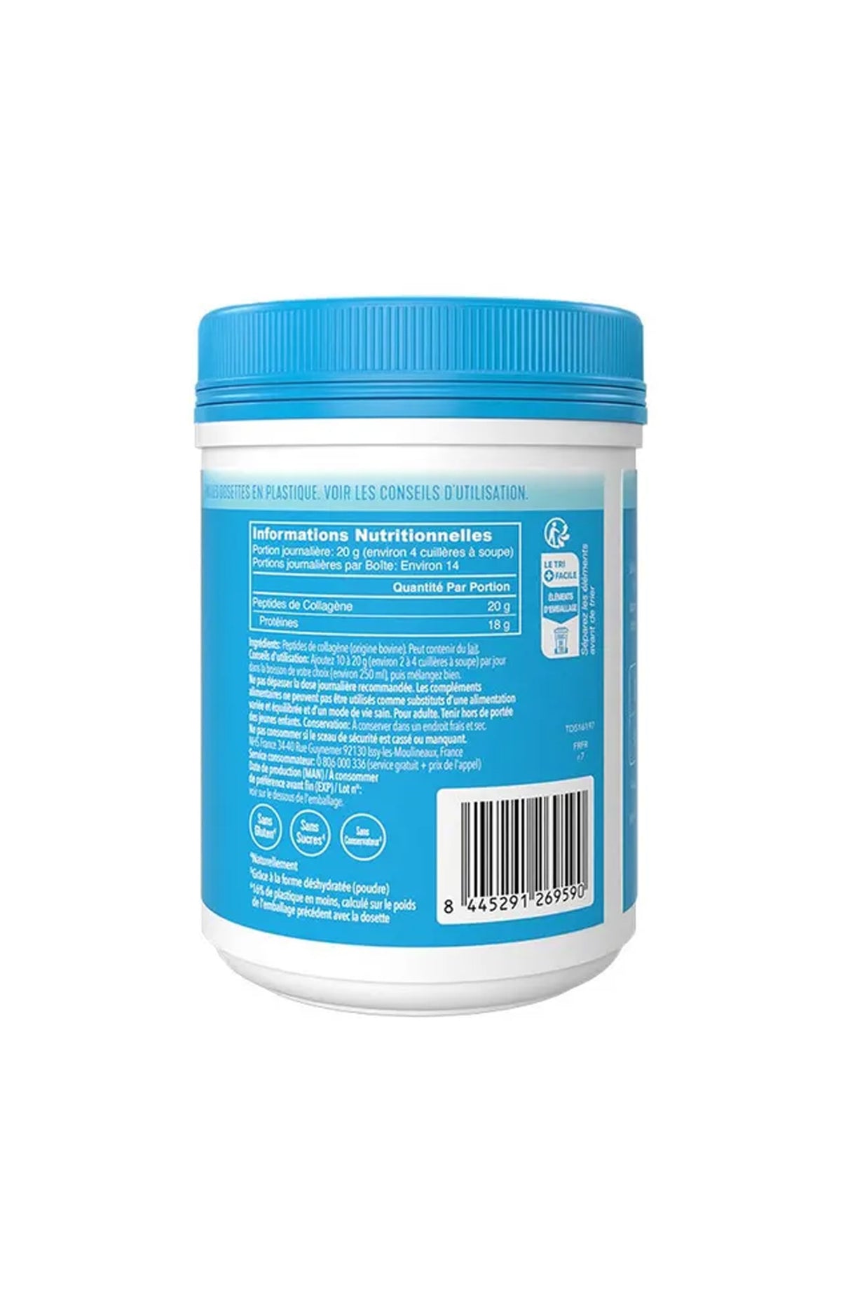 Lot de collagène peptides - 284 g - 2 produits