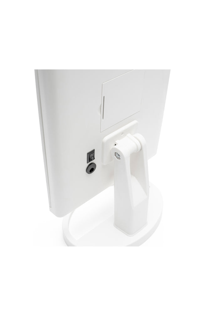 Miroir maquillage pliable LED - Blanc
