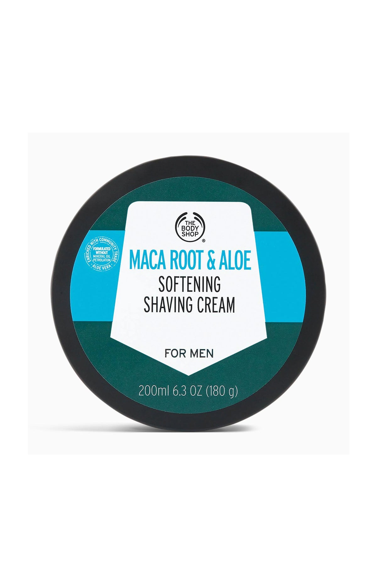 Crème de rasage adoucissante - Maca & aloe vera - Homme