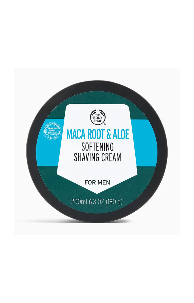 Crème de rasage adoucissante - Maca & aloe vera - Homme
