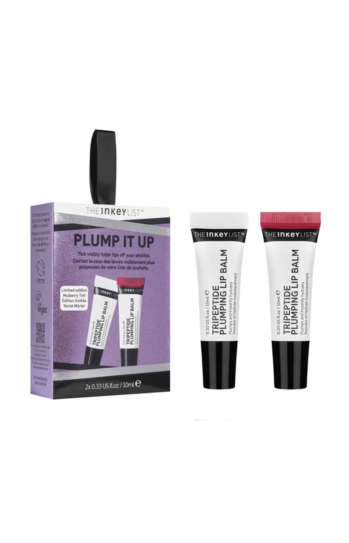 Duo baumes Lèvres tripeptide - Hydratants & repulpants - 20 ml
