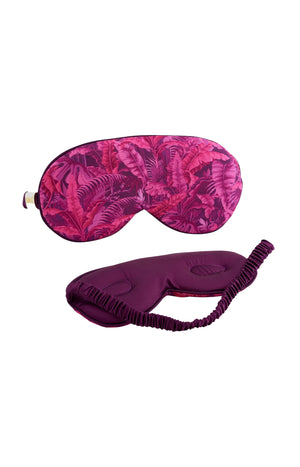Masque de sommeil - Pink Fern