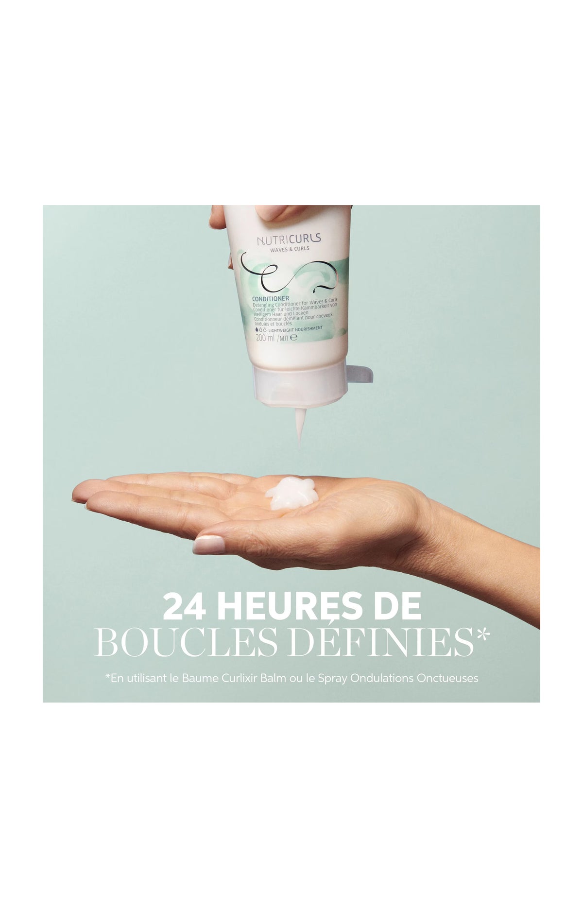 Après-shampoing démêlant Nutricurls - Cheveux ondulés et bouclés