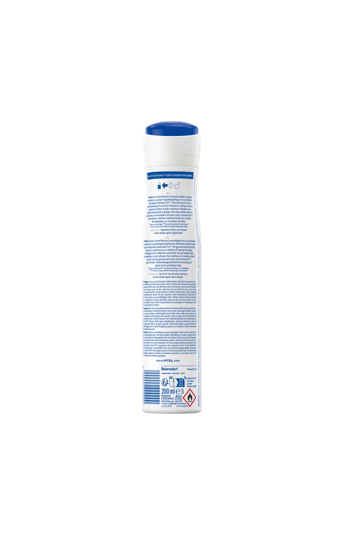 Déodorant spray - Derma Control Restore - Femme - 200 ml