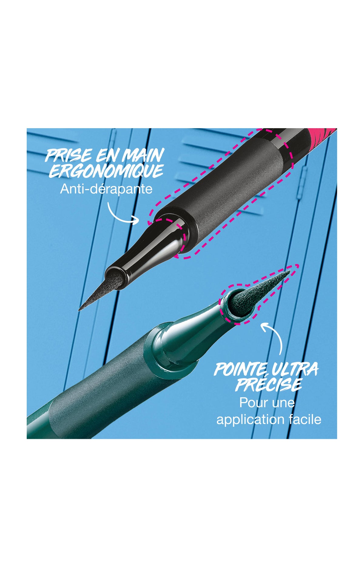 Coffret de 4 eyeliners feutre - Hyper Precise