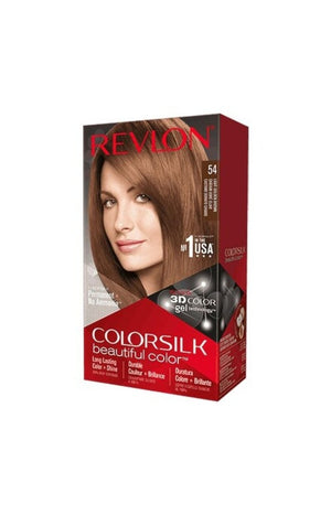 2 colorations permanentes - Colorsilk - 54 Châtain Doré Clair