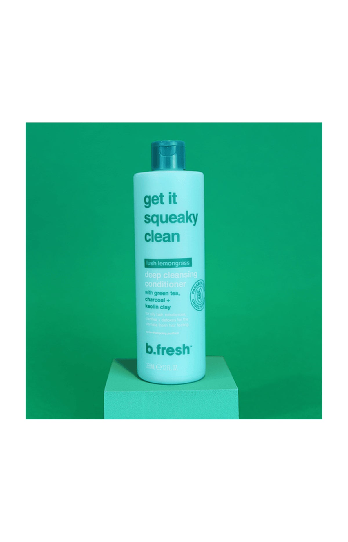 Après-shampoing detox - Thé vert & charbon - 355 ml
