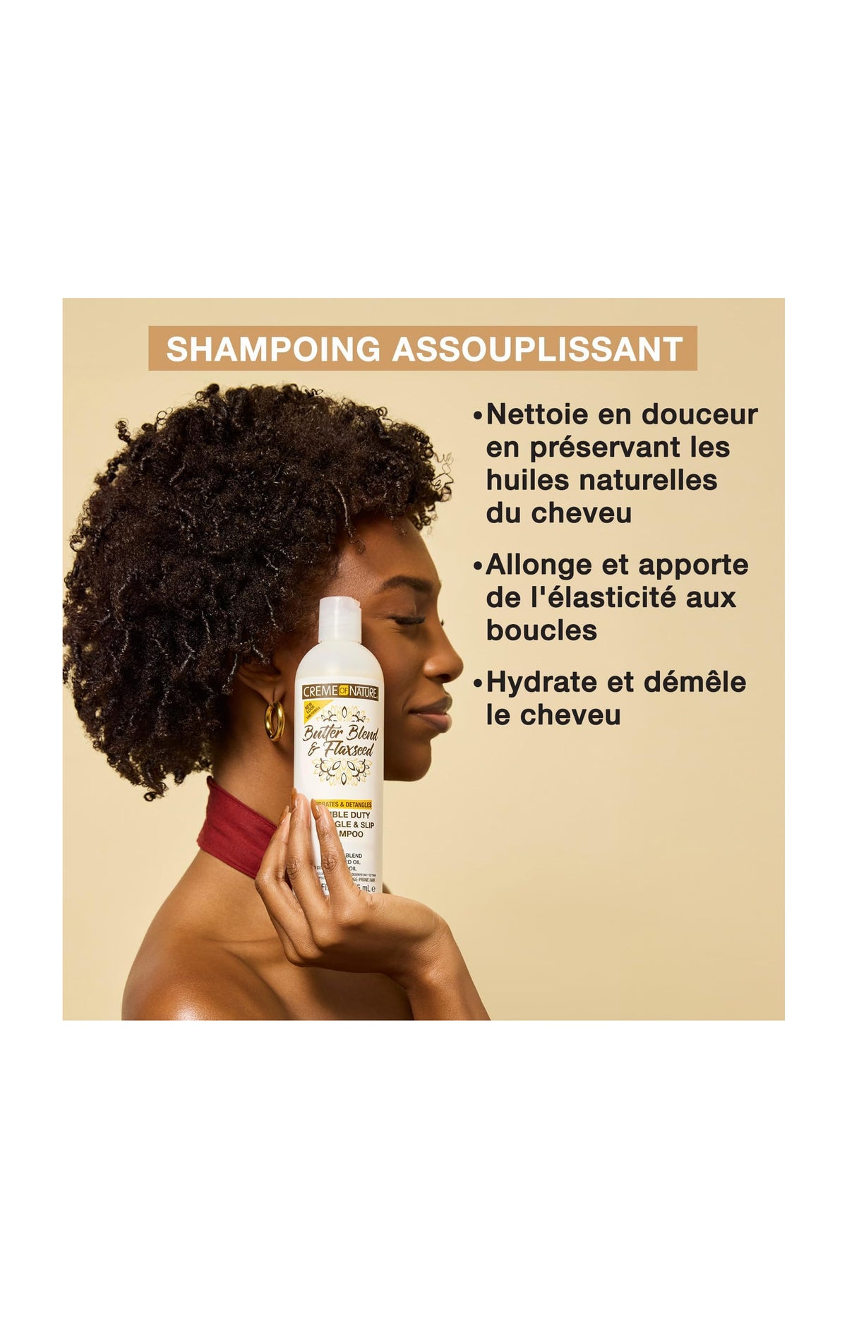 Shampoing hydratant & assouplissant - Butter Blend & Flaxseed - 355 ml