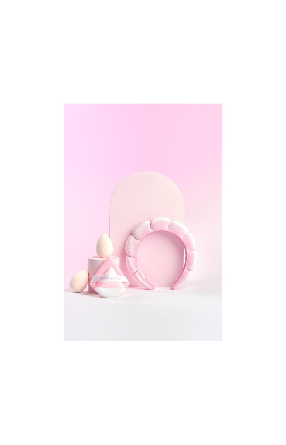 Coffret accessoires de maquillage - Rose - Teint - 5 produits