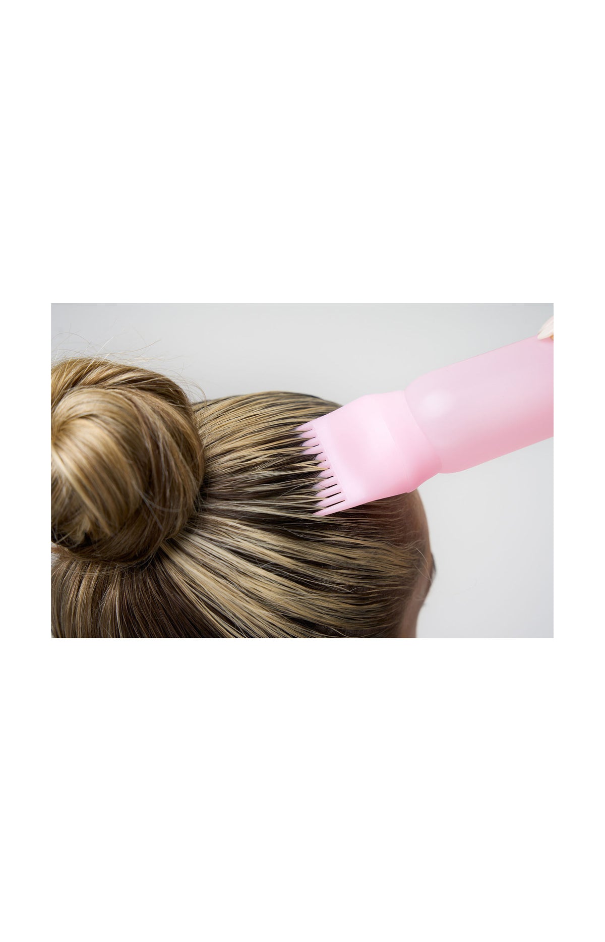 Applicateur d'huile & bonnet en satin - Rose - Cheveux