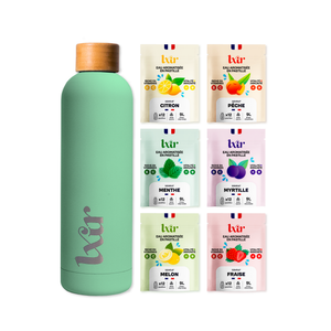 Coffret découverte + Gourde vert