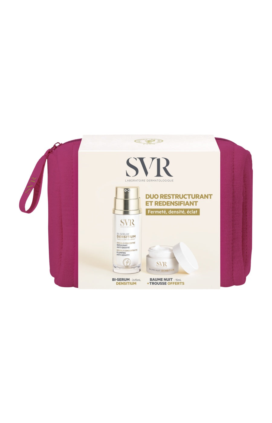 Trousse bi-sérum & baume de nuit offert - Densitium