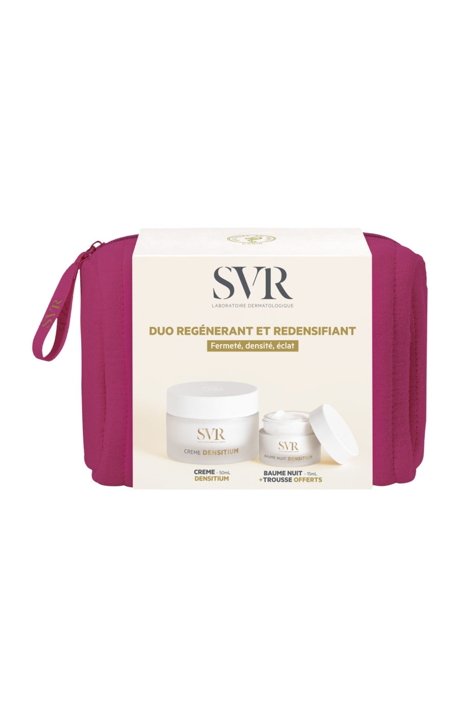 Trousse crème anti-âge & baume de nuit offert - Densitium - Bordeaux