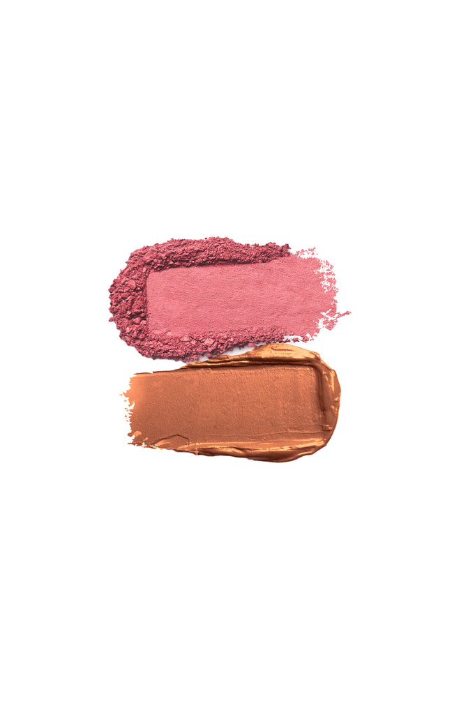 Duo blush - Poudre mate & crème brillante