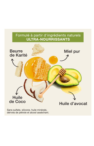Crème coiffante - Avocat - Cheveux bouclés à frisés
