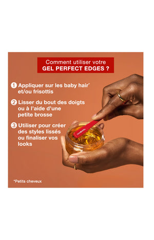 Gel coiffant baby hairs - Huile d'argan du Maroc - Cheveux naturels ou défrisés - 67 ml