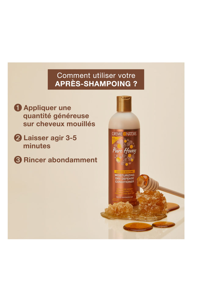 Après-shampoing nourrissant - Miel - Cheveux bouclés à texturés
