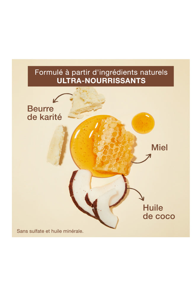 Après-shampoing nourrissant - Miel - Cheveux bouclés à texturés