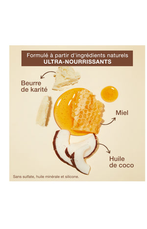 Crème coiffante twist - Miel - Cheveux secs ou déshydratés - 340 ml