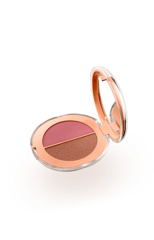 Duo blush - Poudre mate & crème brillante