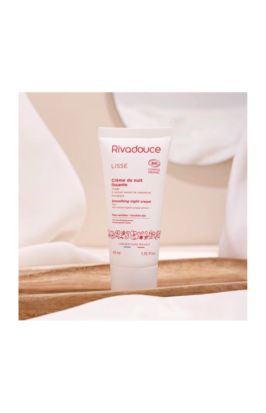 Crème de nuit lissante bio - 40 ml