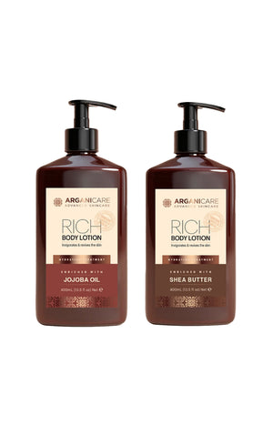 Body lotions jojoba et karité - 2 x 400 ml