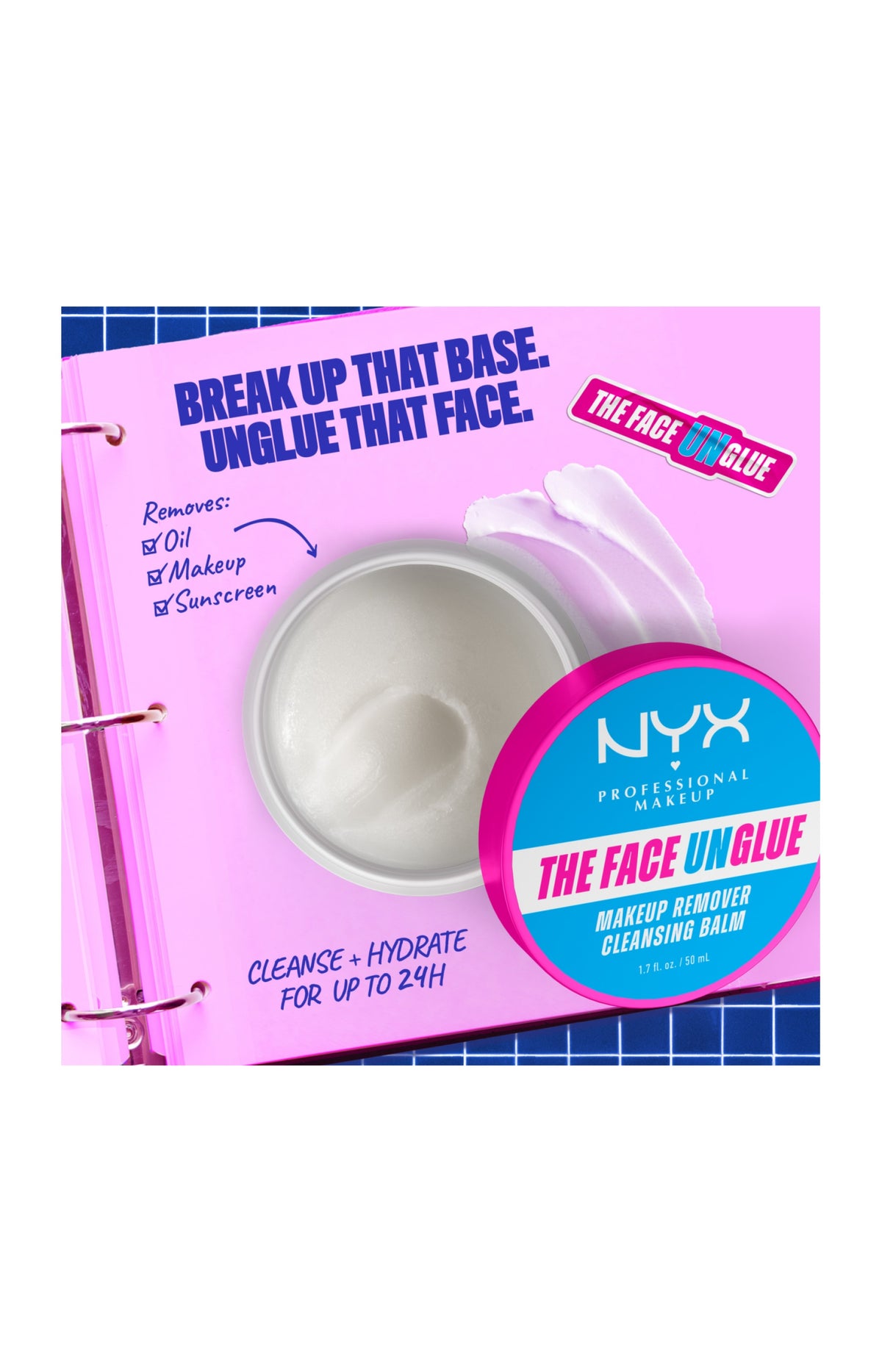 The Face Unglue - Baume nettoyant et démaquillant
