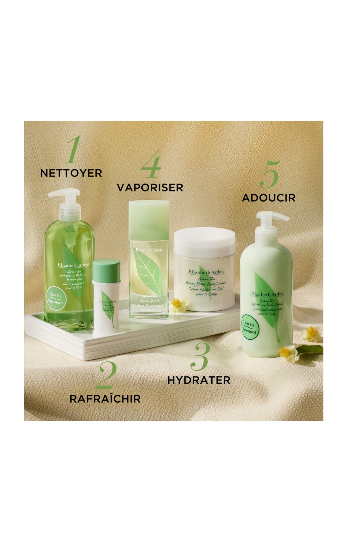 Gel douche énergisant - Green Tea - 200 ml