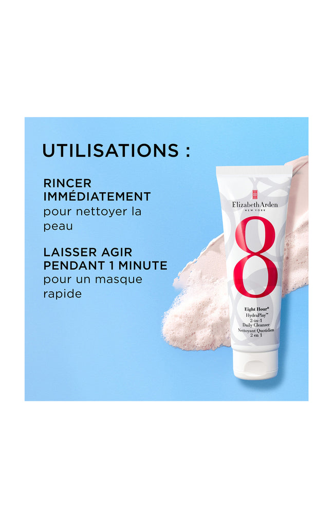 Démaquillant 2-en-1 - Eight Hour Hydraplay - Visage
