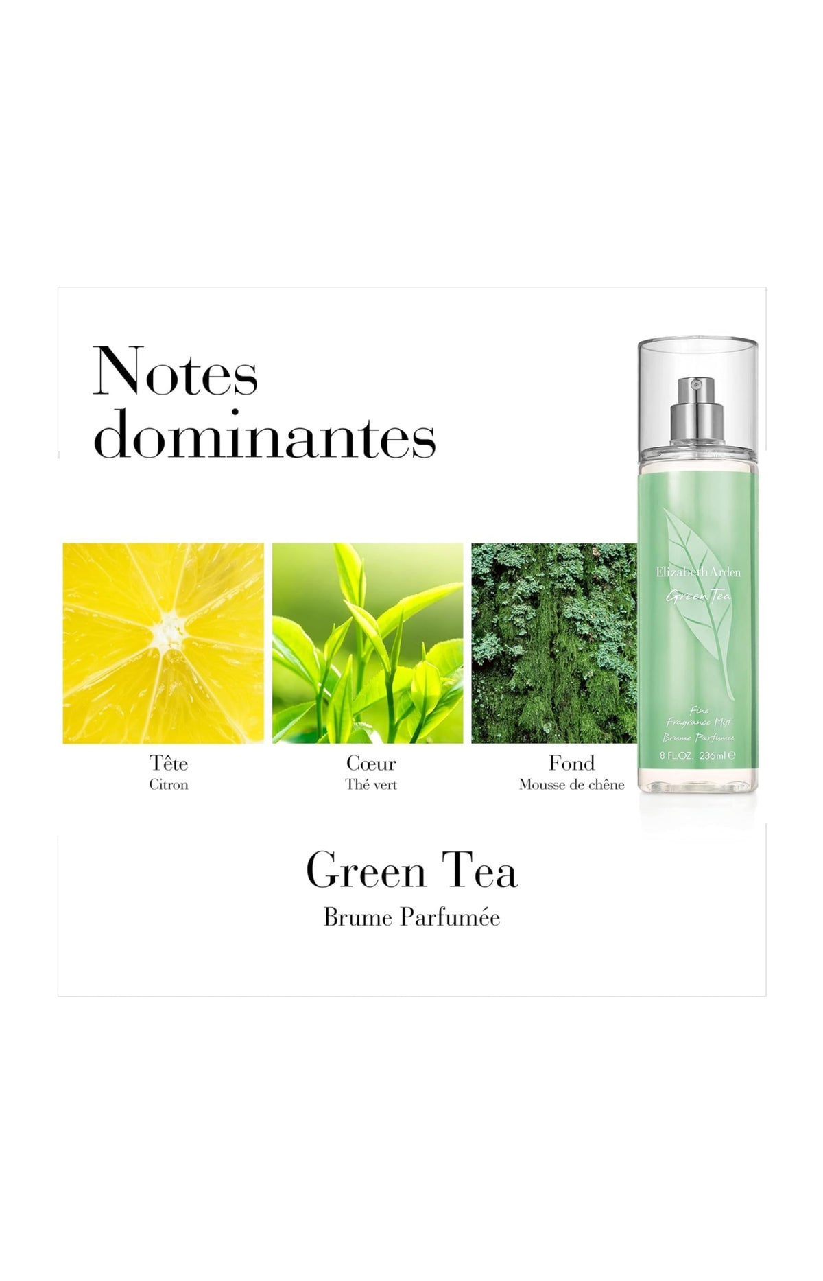 Brume parfumée Green Tea - Thé vert & rhubarbe