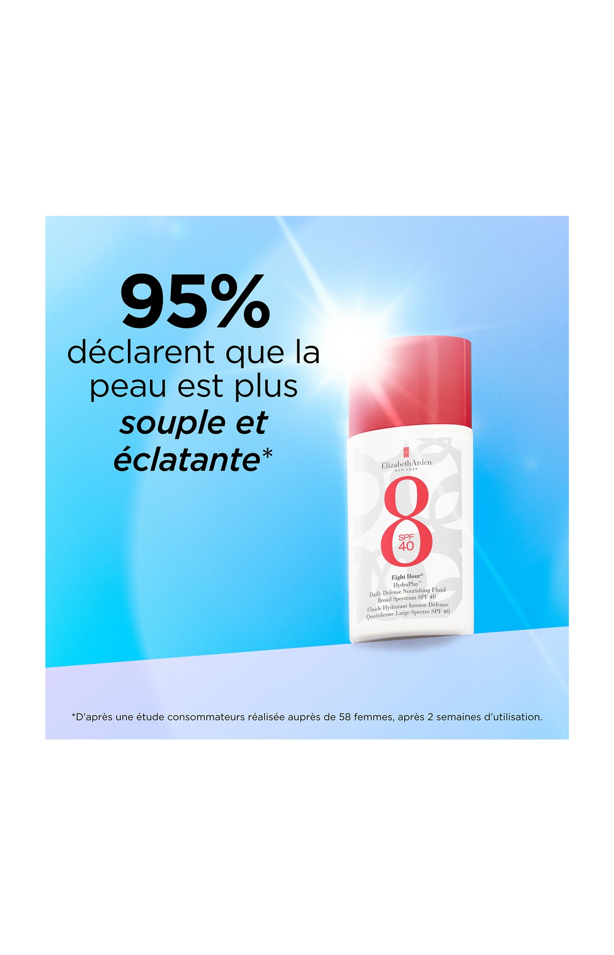 Fluide hydratant SPF 40 - Eight Hour HydraPlay - Visage