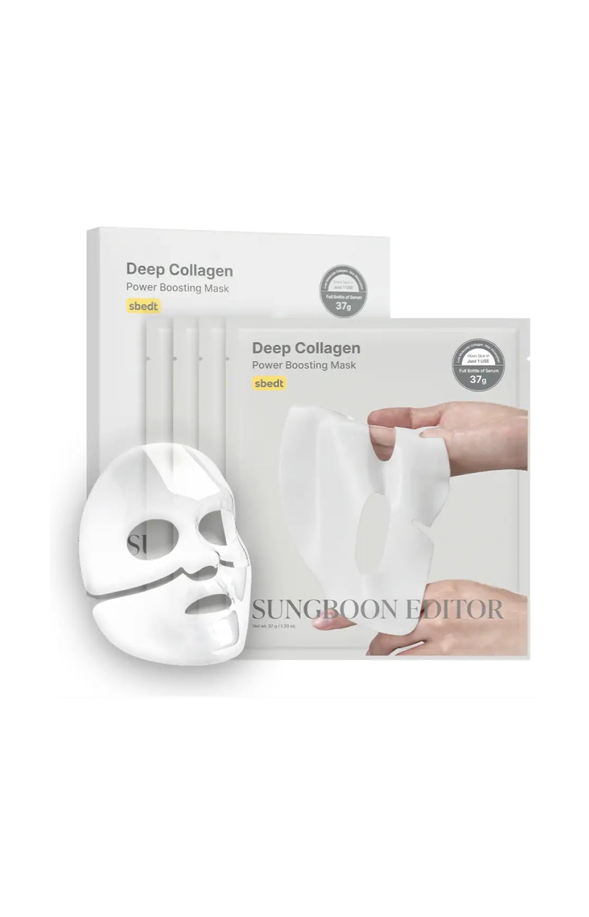 Masques repulpants - Collagène - Visage - 4 x 37 g