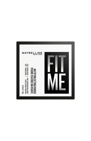 Poudre libre fixatrice matifiante - Fit Me - 01 Translucide