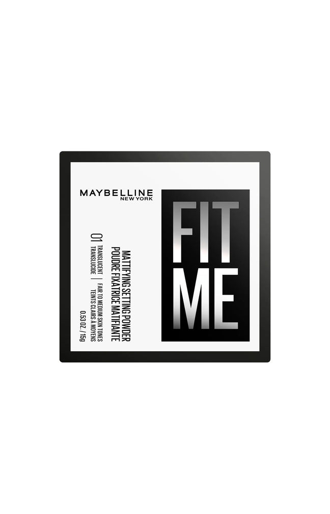 Poudre libre fixatrice matifiante - Fit Me - 01 Translucide