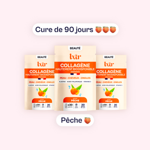 Collagène Pêche- Cure 90 jours