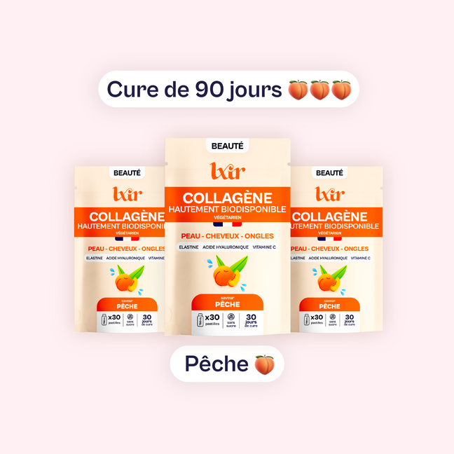 Collagène Pêche- Cure 90 jours