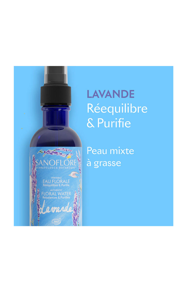 Lotion purifiante - Véritable eau florale de lavande