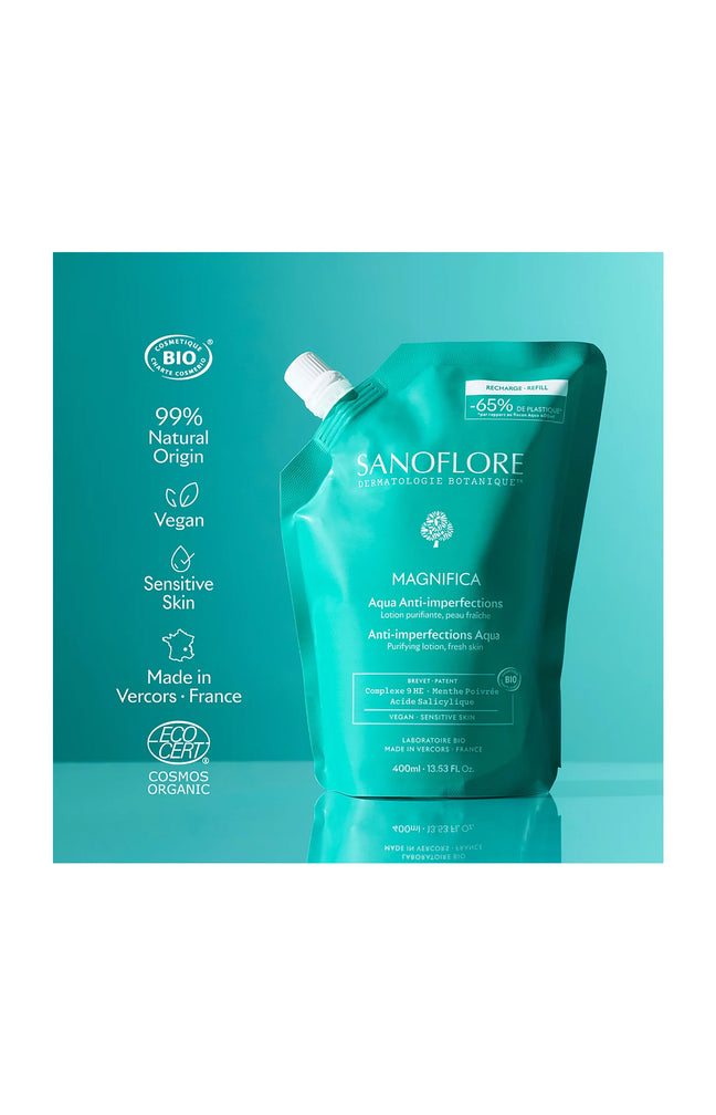 Recharge lotion purifiante anti-imperfections bio - Aqua Magnifica - 400 ml