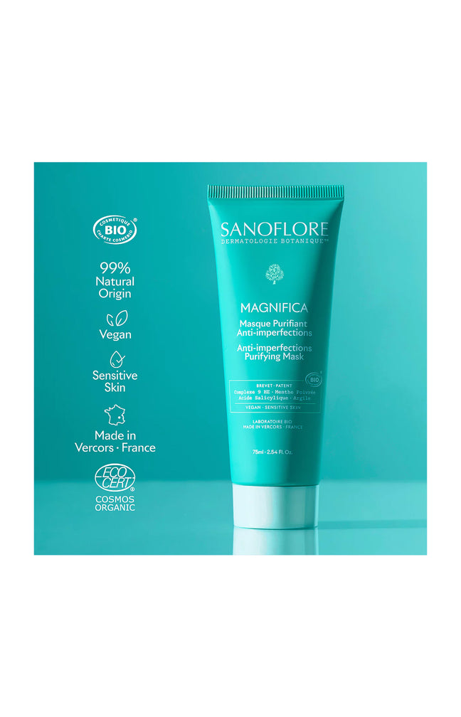 Masque purifiant anti-imperfections bio - Magnifica - 75 ml