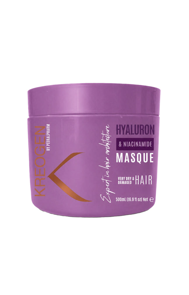 Masque réparation intense à l’acide hyaluronique & Niacinamide B3 pour cheveux très secs et abîmés