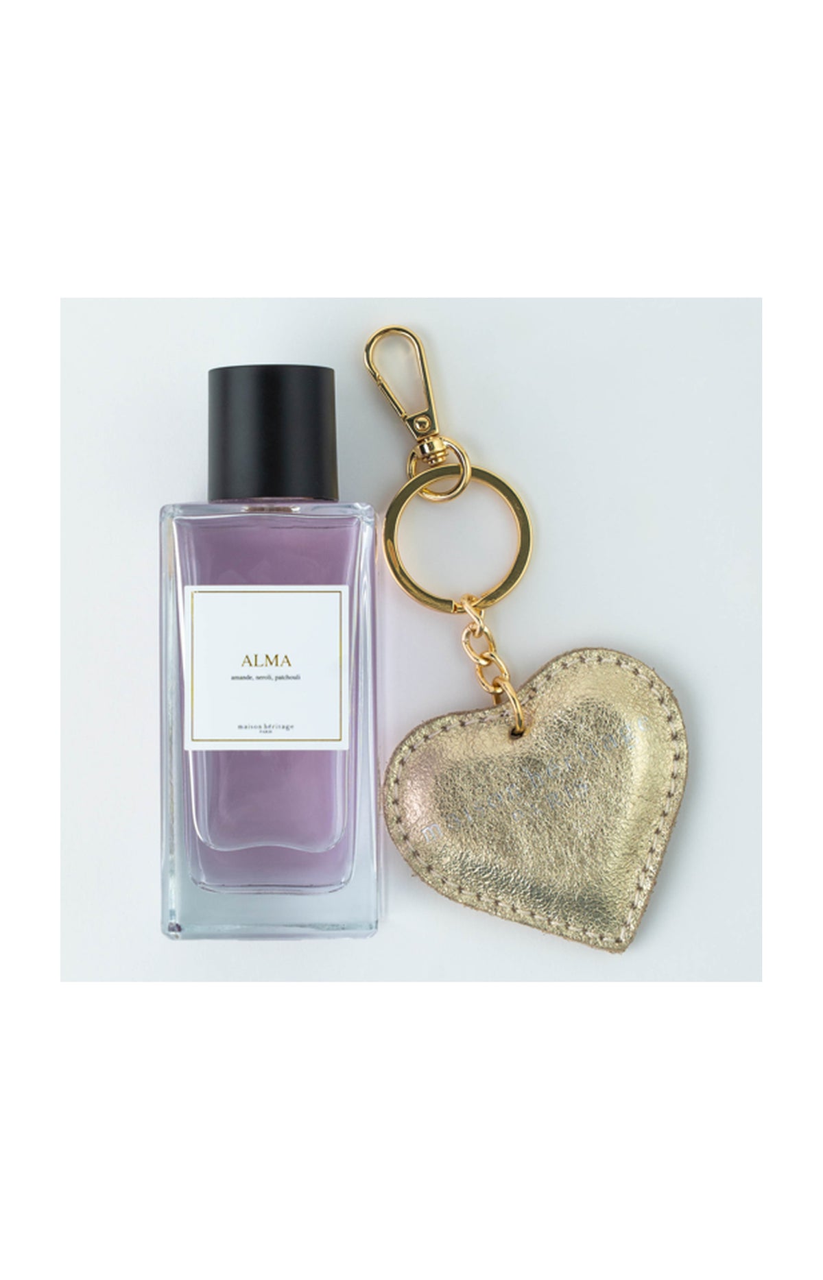 Coffret porte-clés doré Alma Eau de parfum - Floral gourmand  - Femme